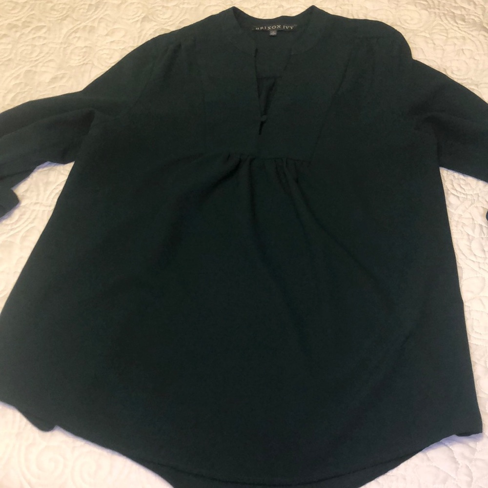 Green jewel toned tunic